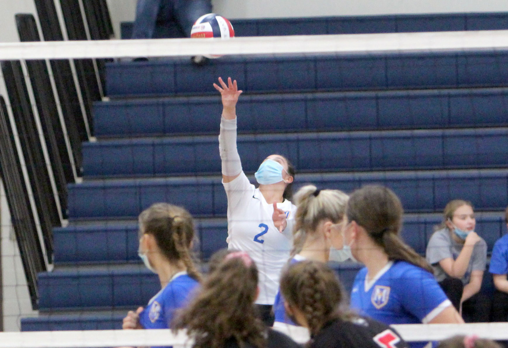 McDonell volleyball vs Prentice at Division 4 state semifinals 11-7-20